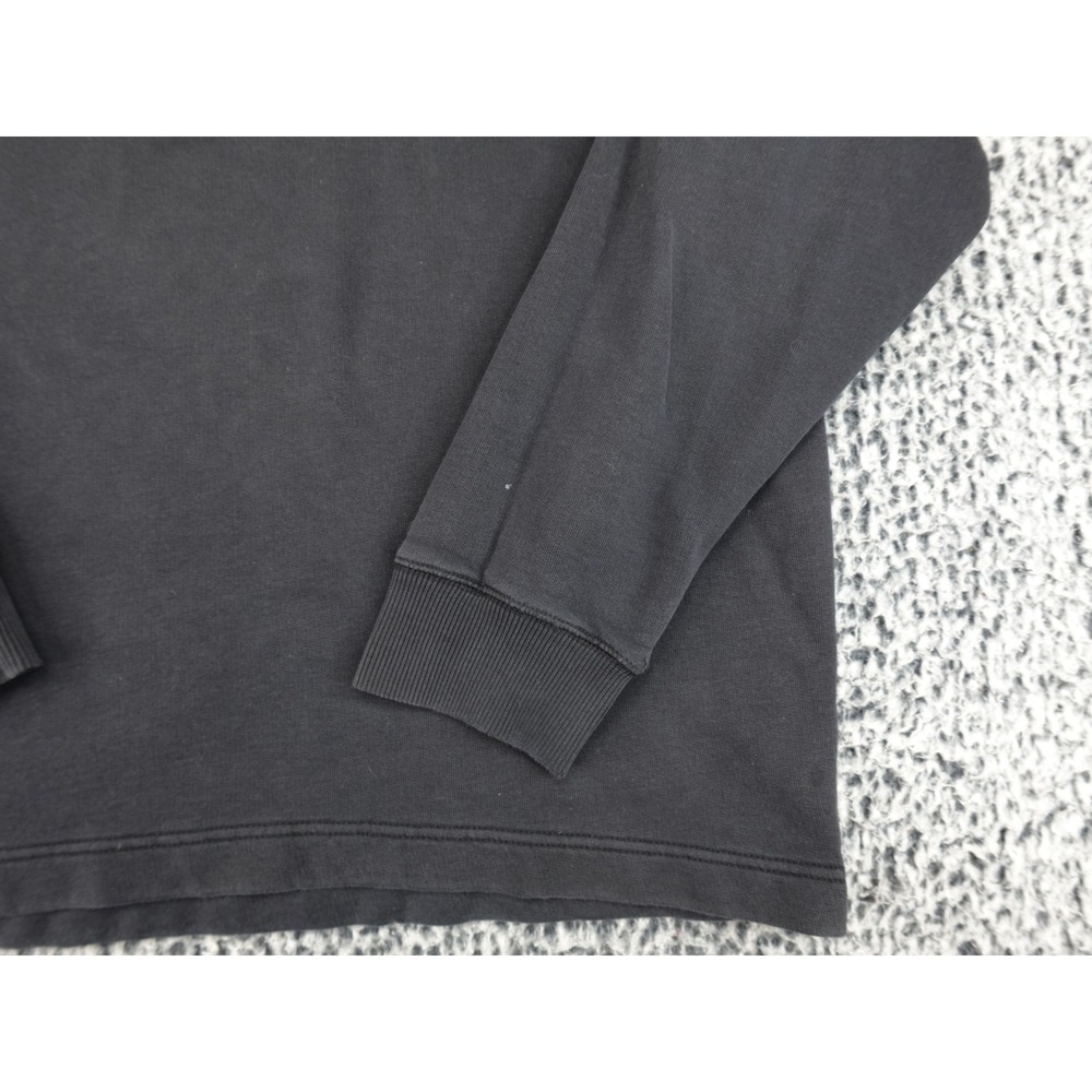 Everlane Crewneck Sweatshirt Mens L Black Classic V-Stitch Pullover Relaxed Fit - Picture 4 of 14